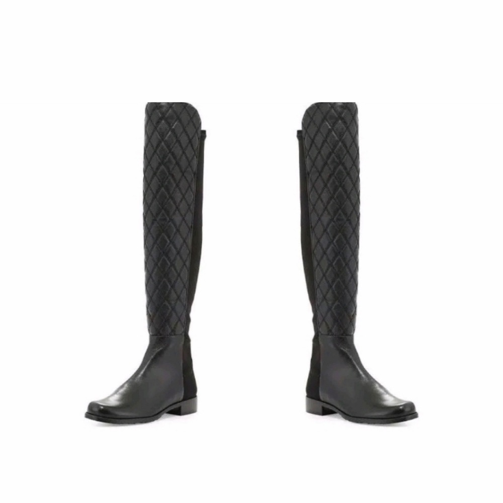 Stuart Weitzman Black Over the Knee Boots US 9 50/50
